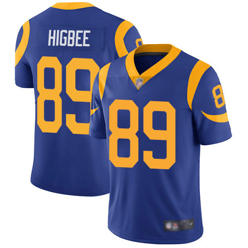 Los Angeles Rams Limited Royal Blue Men Tyler Higbee Alternate Jersey NFL Football 89 Vapor Untouchable